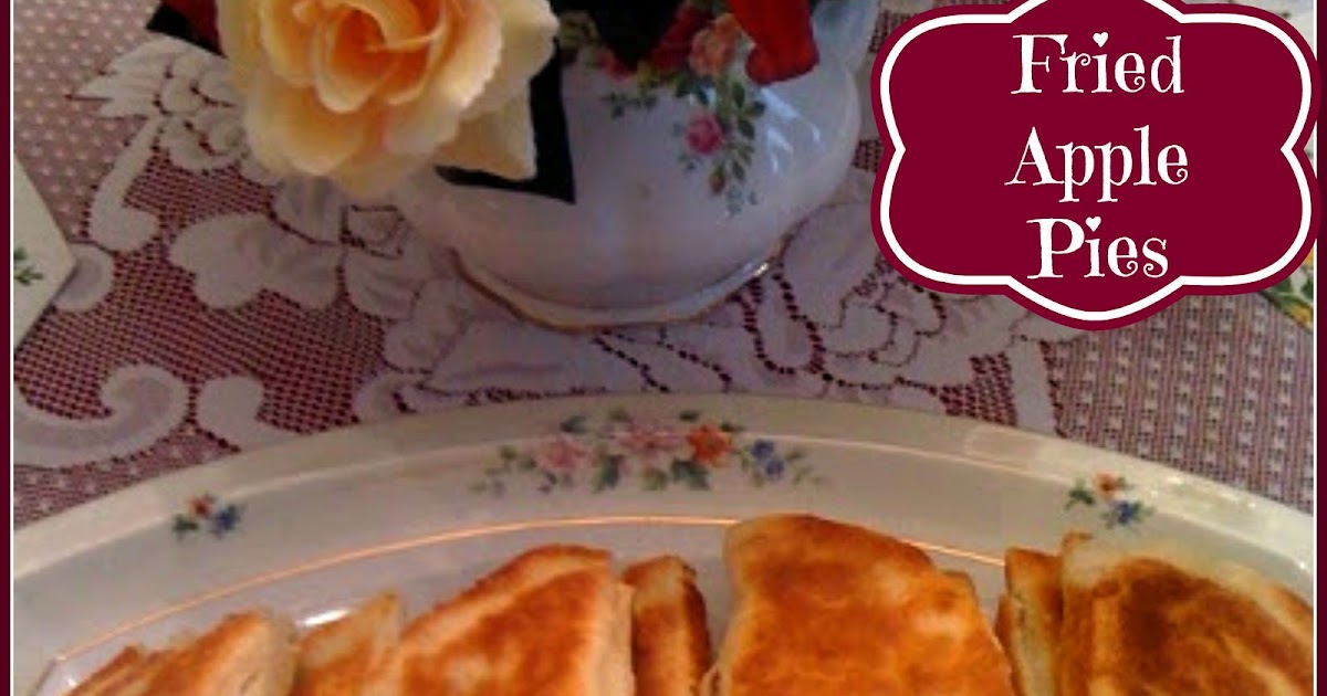 Sweet Tea and Cornbread Fried Apple Pies!