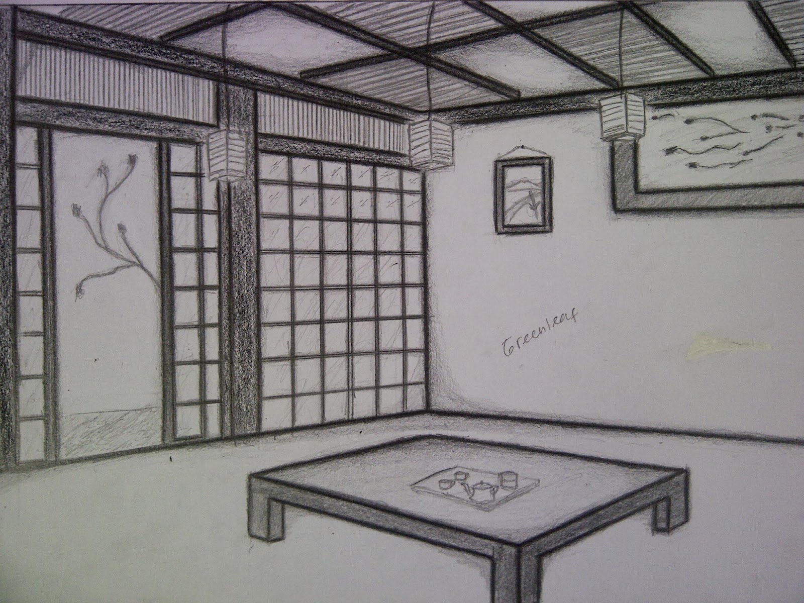 Desain Interior Ruang Keluarga Gaya Jepang