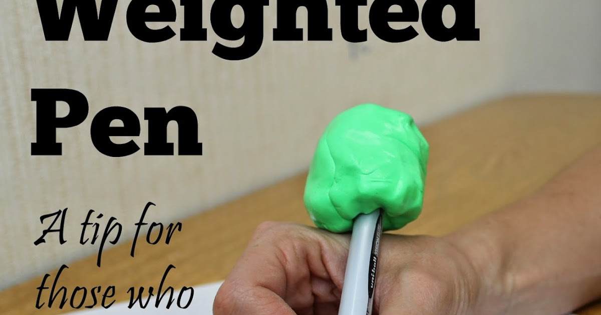 OT Cafe Reader tip Weighted pen for those who press too hard