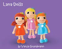 Lana Dolls from Vanja Grundmann Crochet Pattern from the book Fun and Easy Amigurumi on Amazon
