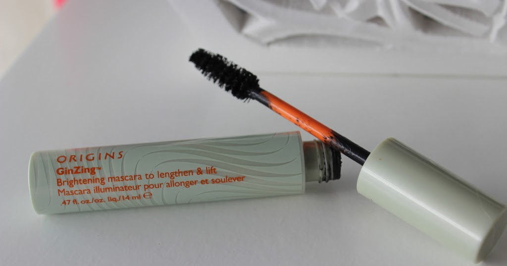 Origins GinZing Brightening mascara review, before & after photos
