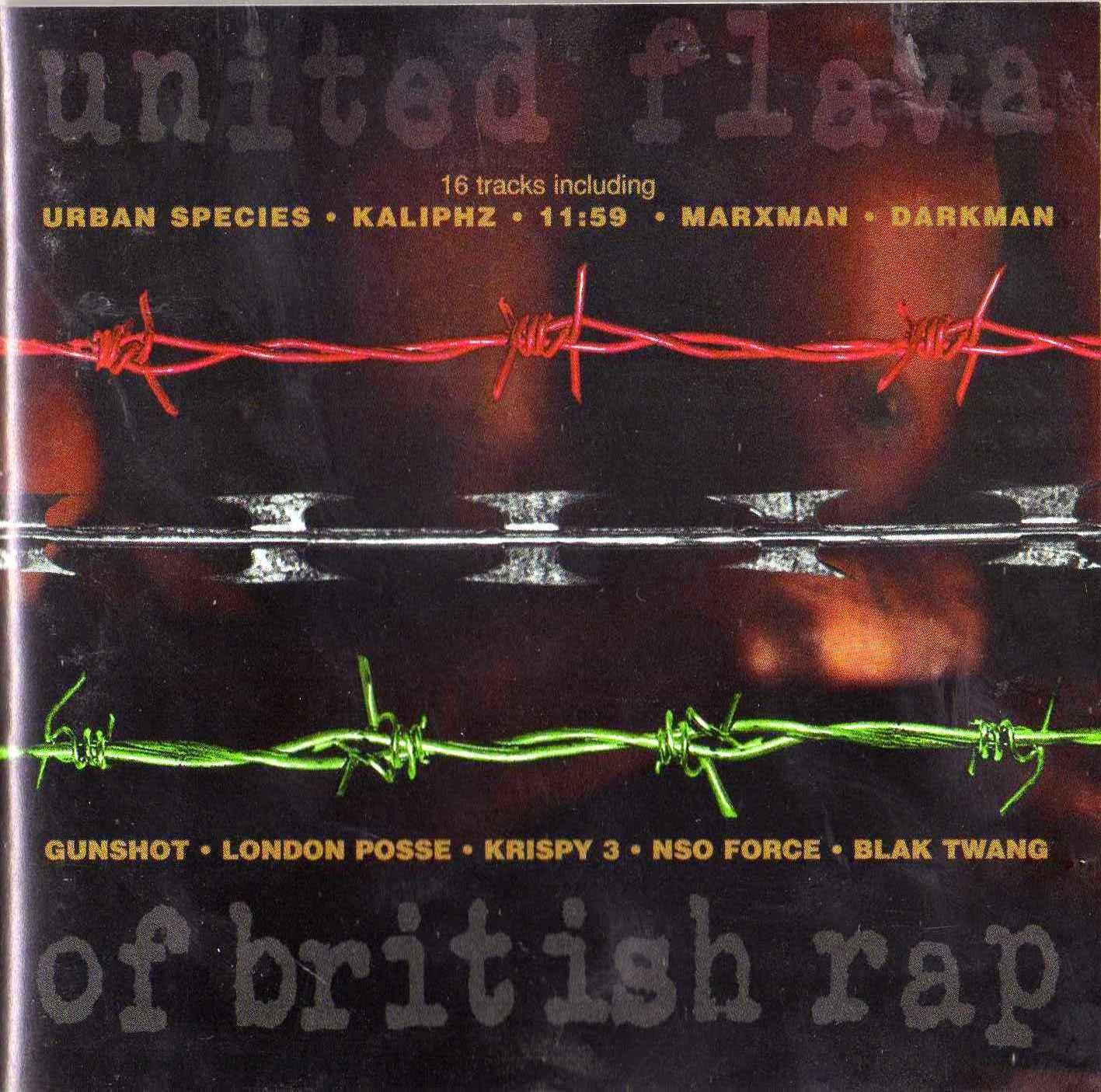 Various – United Flava Of British Rap (1995) (CD) (FLAC + 320 kbps)
