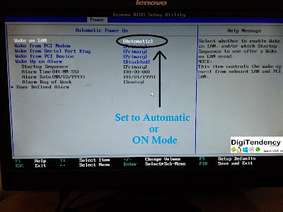 set  to wake on LAN on (www.digitendency.com)