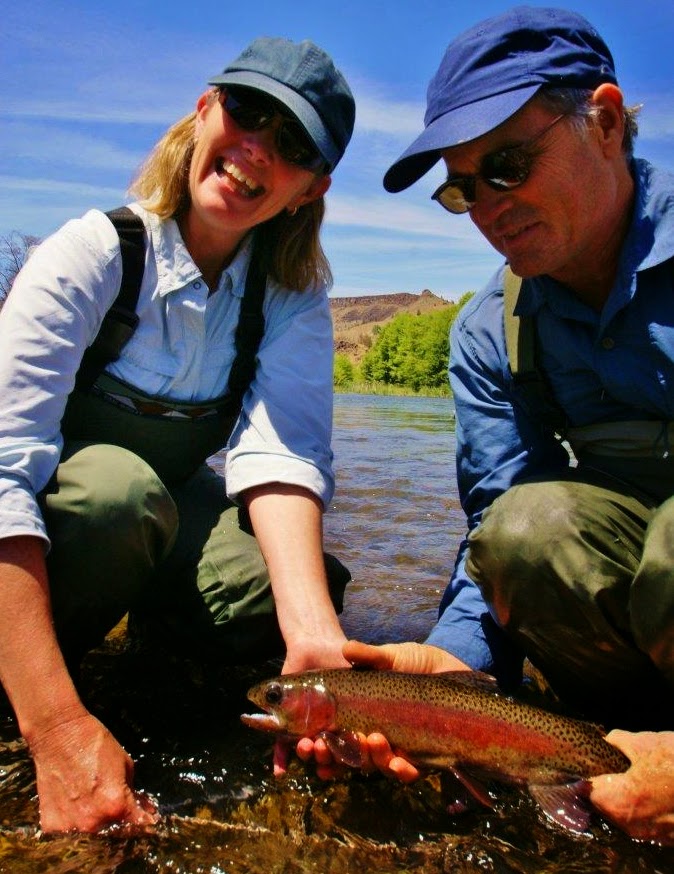 Beginning Fly Fishing Class Deschutes River Oregon Water Time