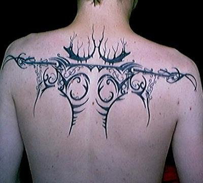 Upper Back Tribal tattoos