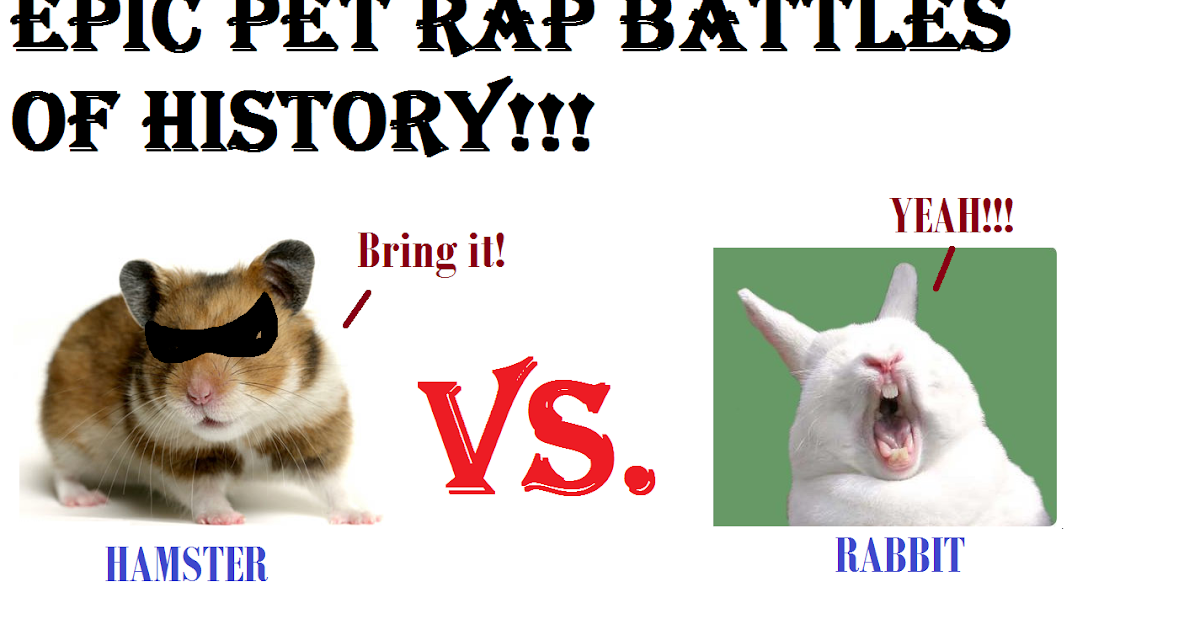 Little Laughing Fox Epic Pet Rap Battle of History Hamster vs. Rabbit!!!
