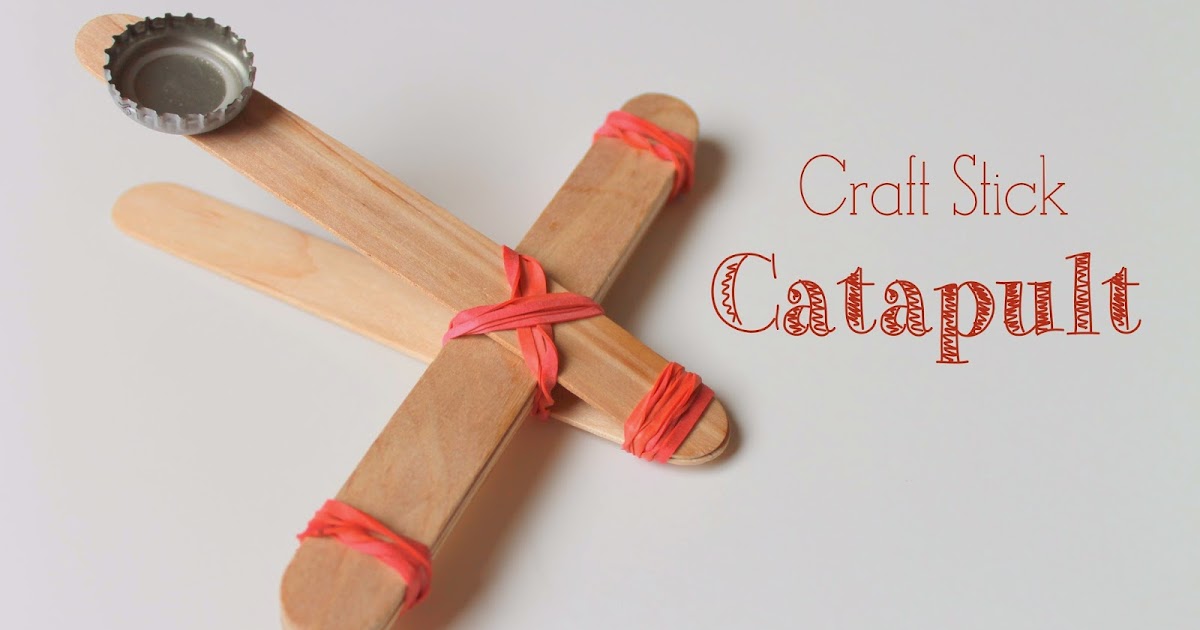 Serving Pink Lemonade Craft Stick Catapult