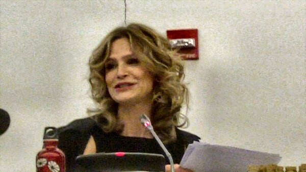 Kyra Sedgwick at NRDC's UN panel Global Call to End Plastic Pollution