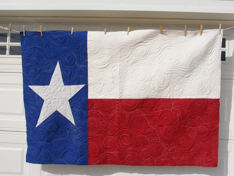 TIA CURTIS QUILTS Texas flag quilts make pretty good farewell gifts
