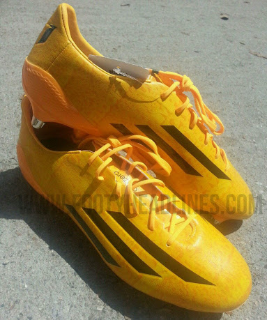gold messi football boots