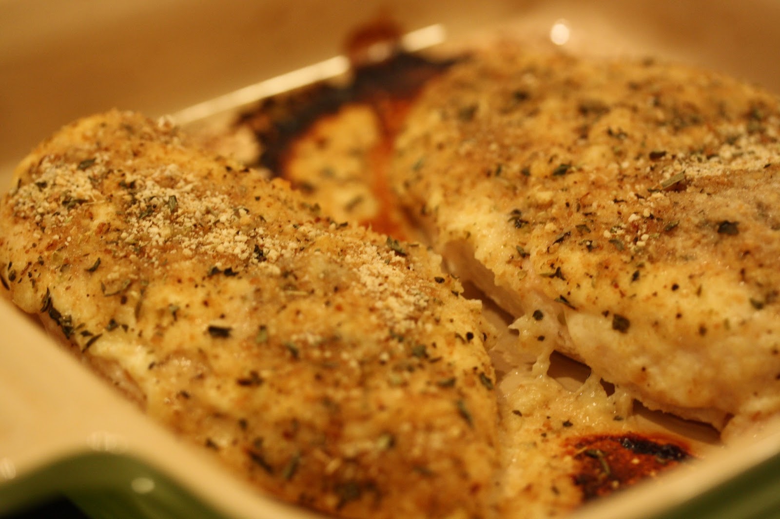 Hot Dinner Happy Home Parmesan and Yogurt Crusted Chicken
