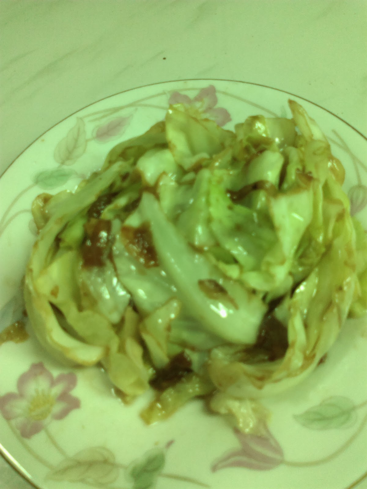justBLOG StirFried Cabbage in Oyster Sauce