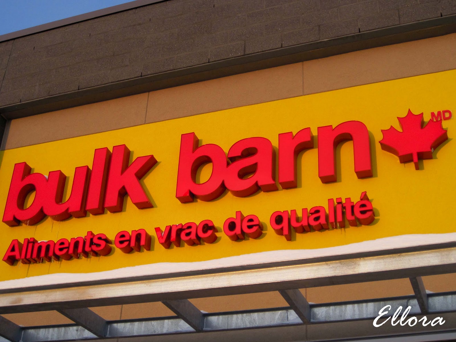 Retour vers la santé Bulk barn, le paradis en vrac!