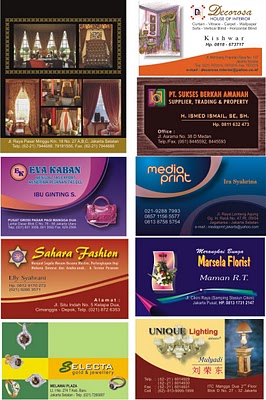 Oholebah Advertising Contoh Kartu Nama Oholebah Advertising Contoh Kartu Nama