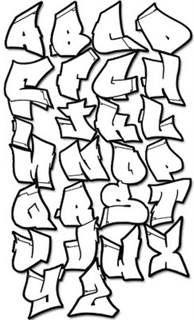 Graffiti Soul Graffiti Graphic Design Letters A Z With Mindgem Design By Y Mas