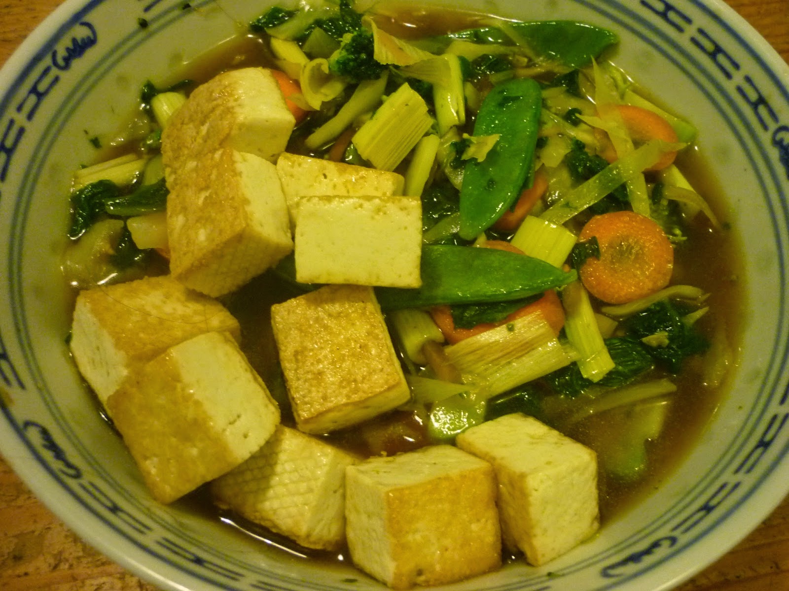 Food to Change the World Homemade Wagamama teriyaki fried tofu ramen soup