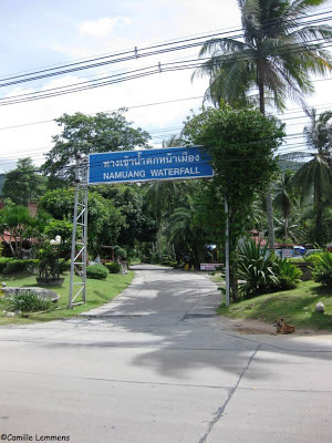 Namuang Waterfall entrance