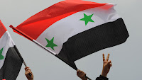 Si occidente intervienen, Siria hará explotar toda la región  Bandera+siria