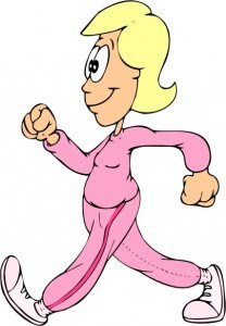 Exercising Cartoon