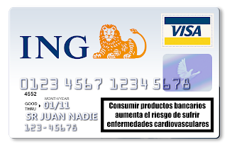sólo un retrato más de cómo está el país tarjeta crédito ING VISA