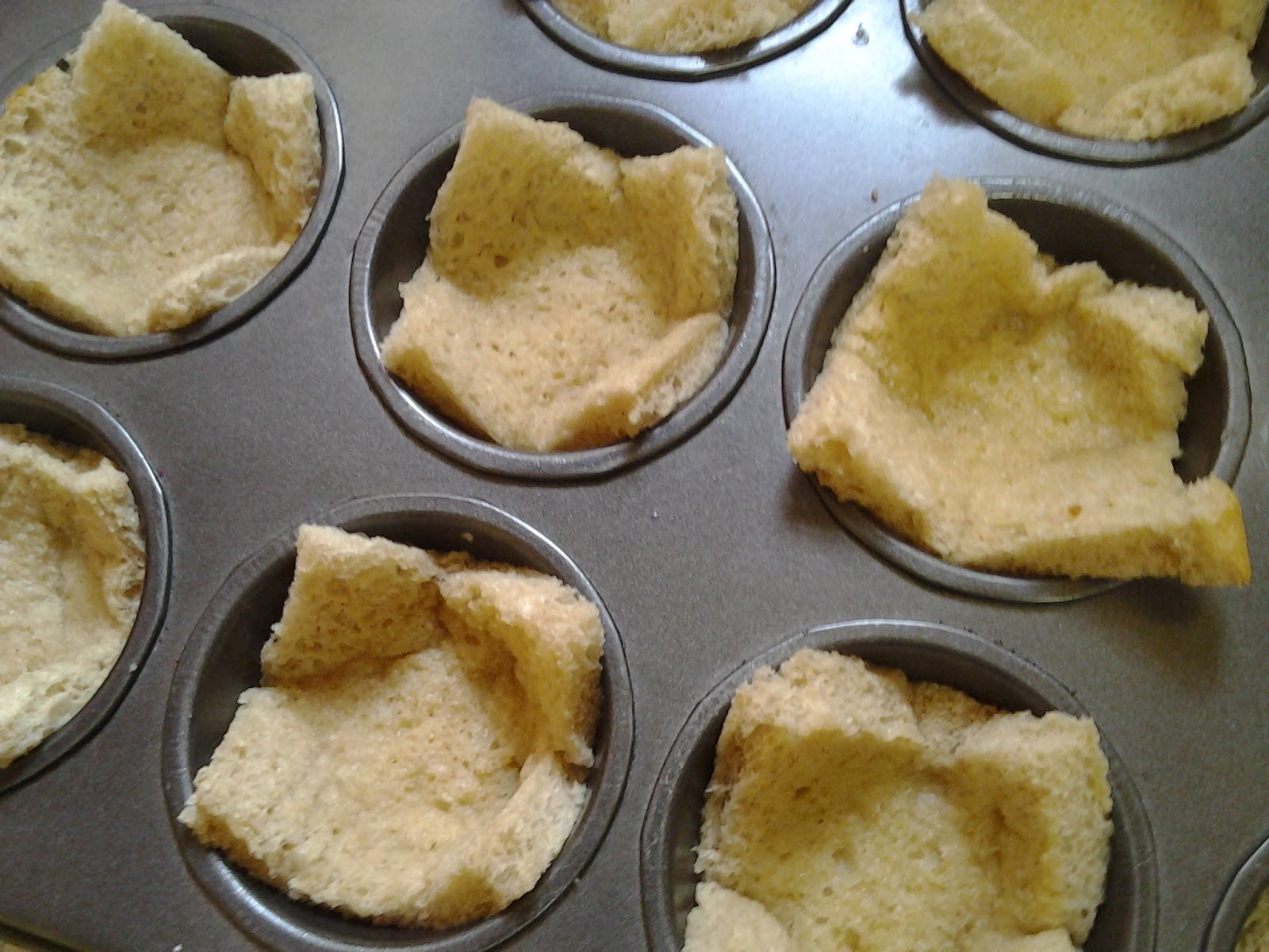 A Woman Of Process Crispy bread cases with two fillings... and a