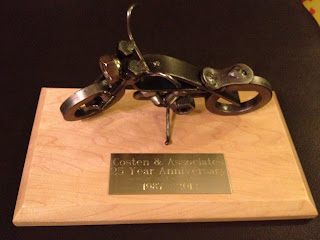 Open House motorcycle plaque