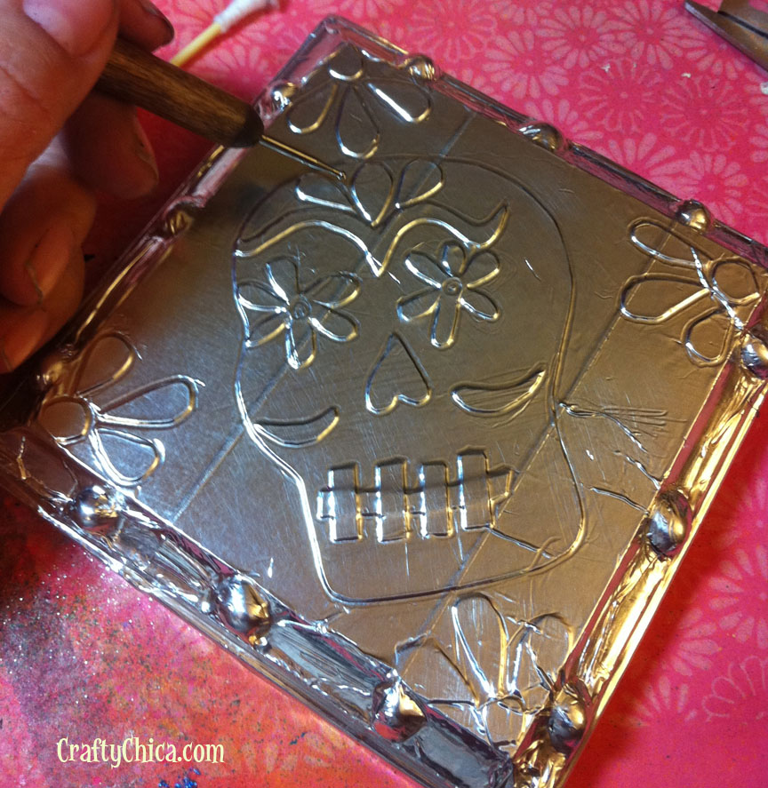 Adventures with foil tape (faux embossing!) The Crafty Chica