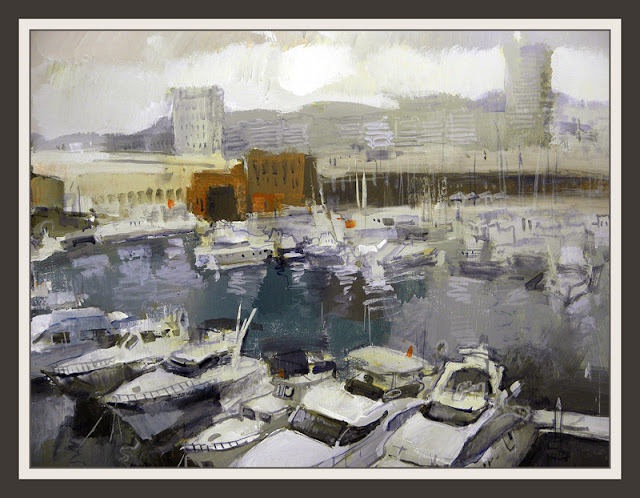 BARCELONA-PINTURA-CUADROS-ARTE-PORT-FORUM-ERNEST DESCALS-