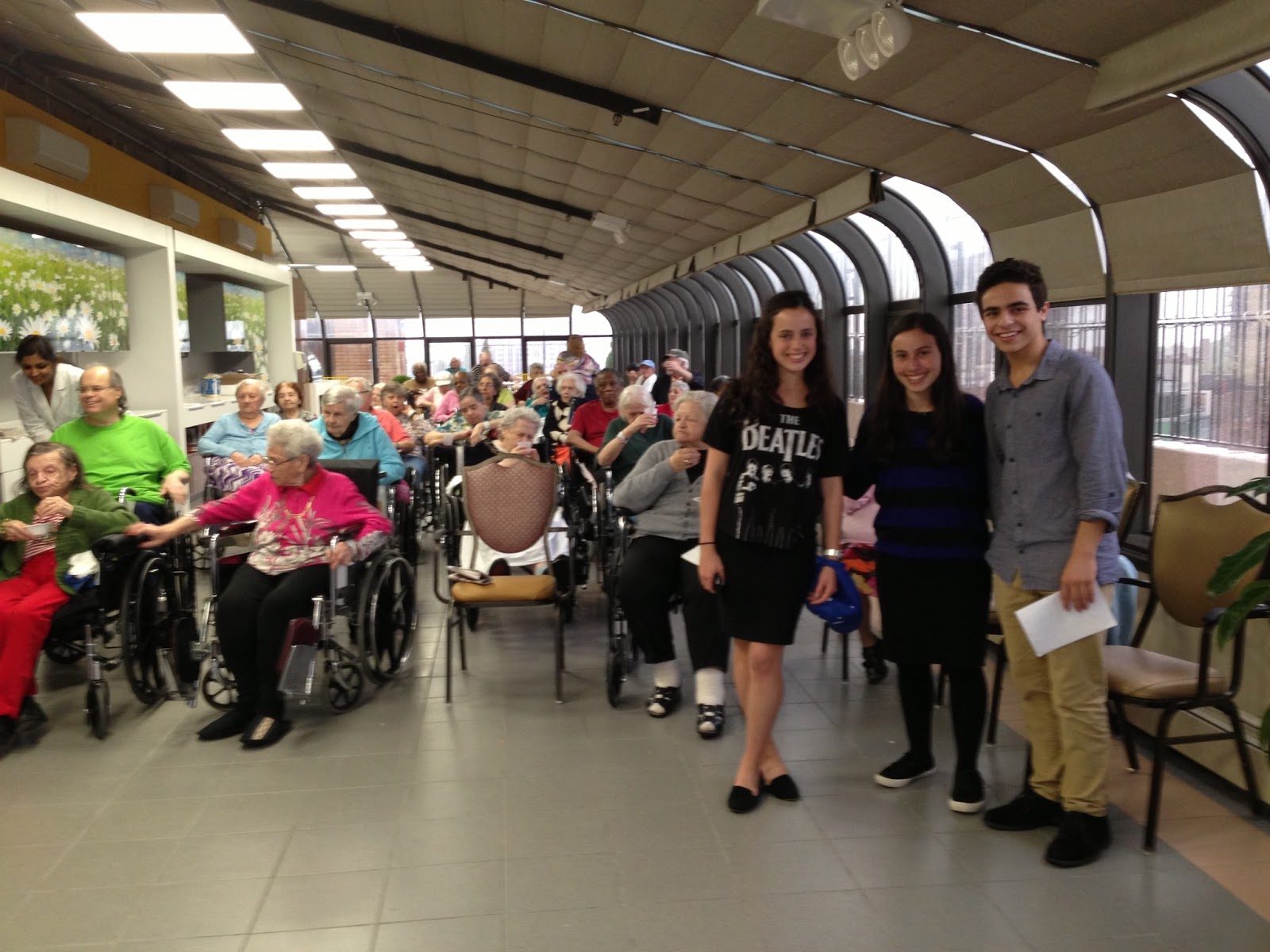 My Flatbush Life Students Perform at Shore View Nursing Home