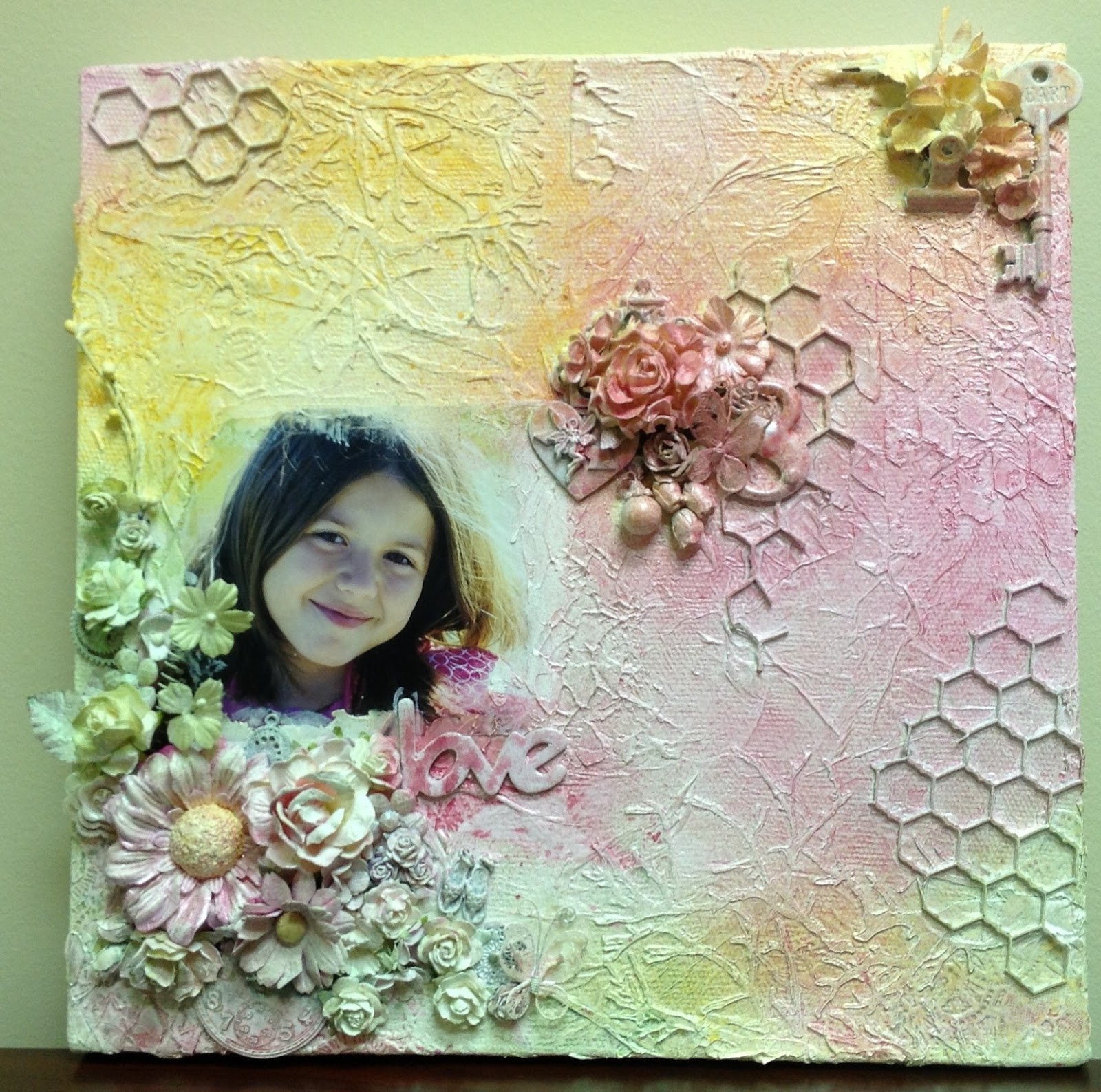 Scrap'n With Flair: Mixed Media Canvas