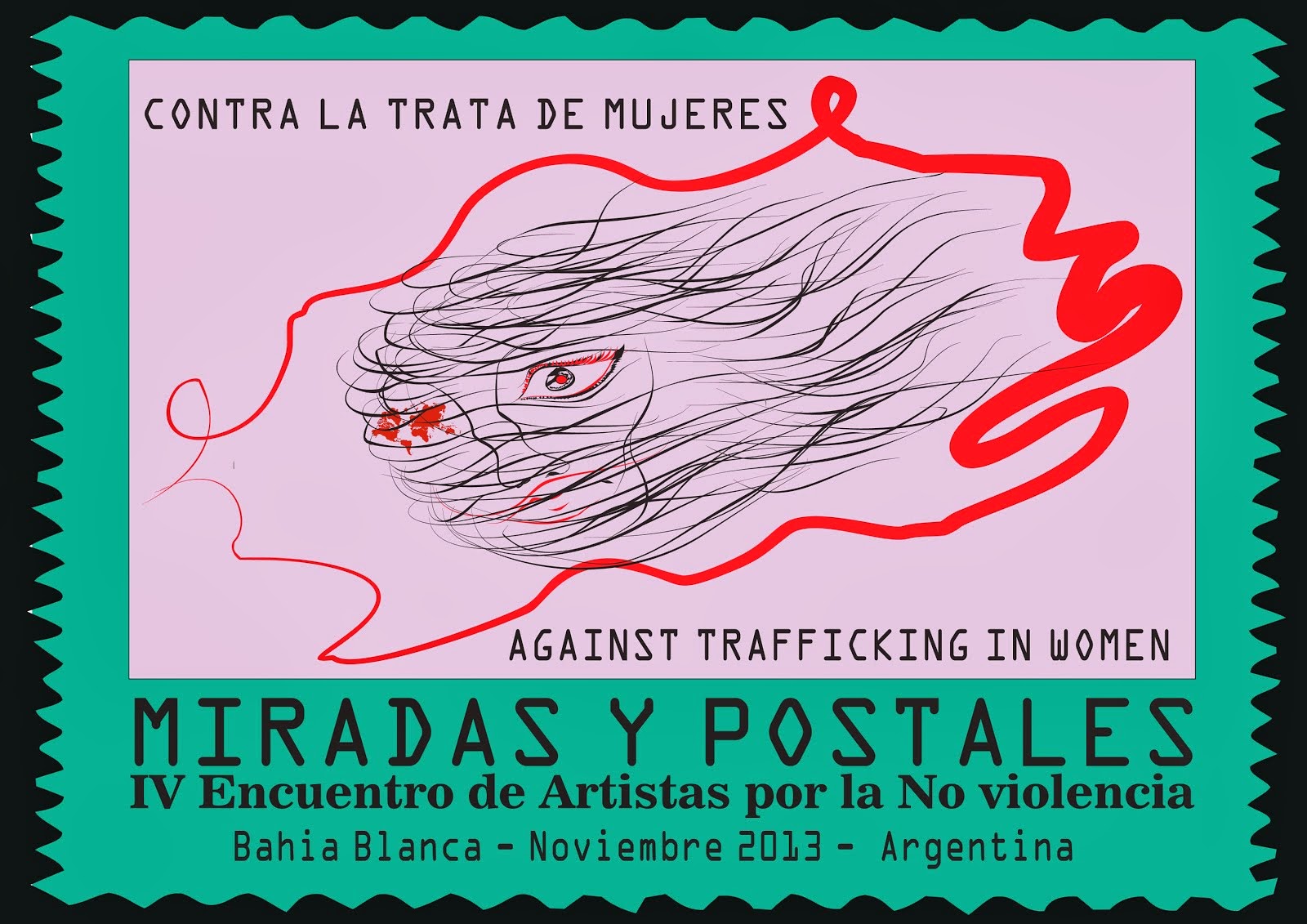 MIRADAS   Y    POSTALES    2013 - CONTRA LA TRATA DE MUJERES Y NIÑ@S  -Against trafficking in Women