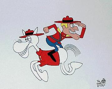 Image result for rocky and bullwinkle royal mounted police