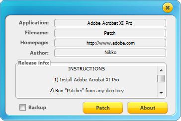 Adobe acrobat 11 pro patch free