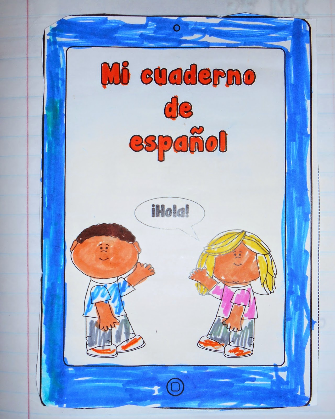 Fun for Spanish Teachers Interactive Notebook in A FLES program {Take