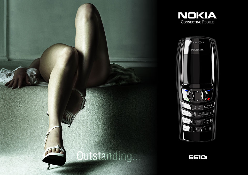 Nokia connecting double ended dildo