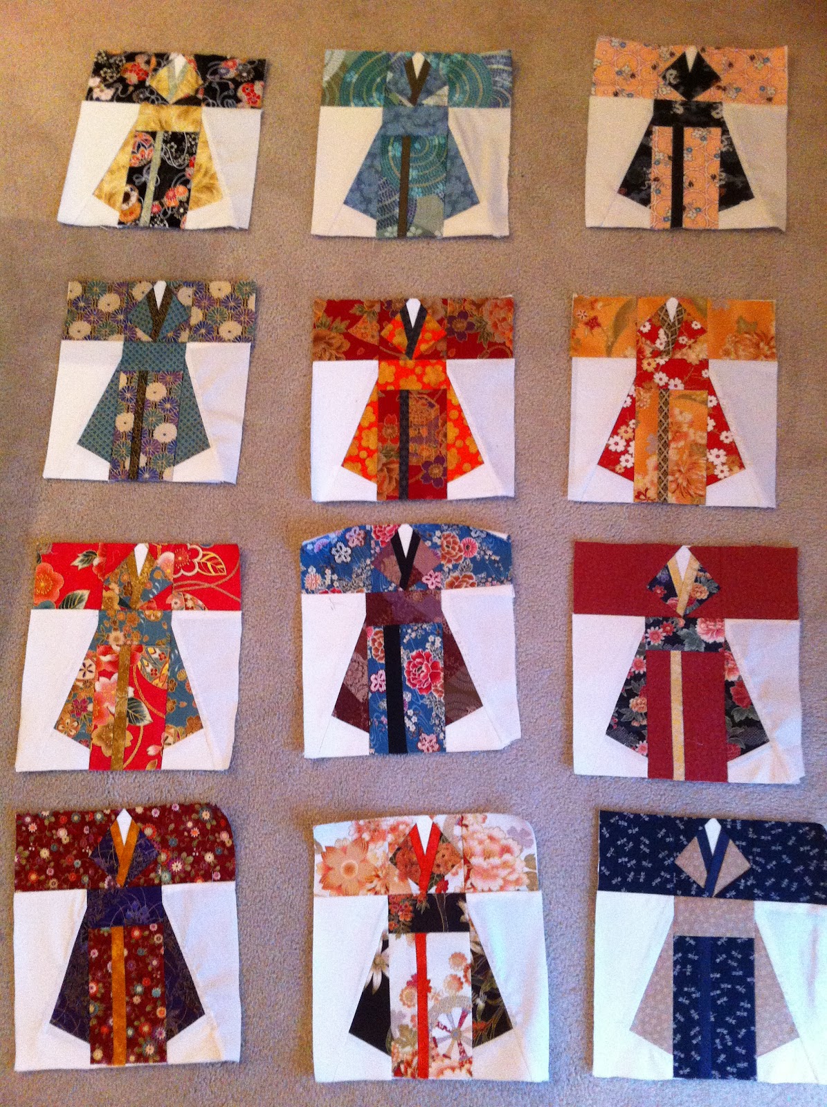 Quilt patterns kimono pattern quilts quilting asian japanese block oriental designs paper piecing pieced blocks result quiltingboard choose fabric f1