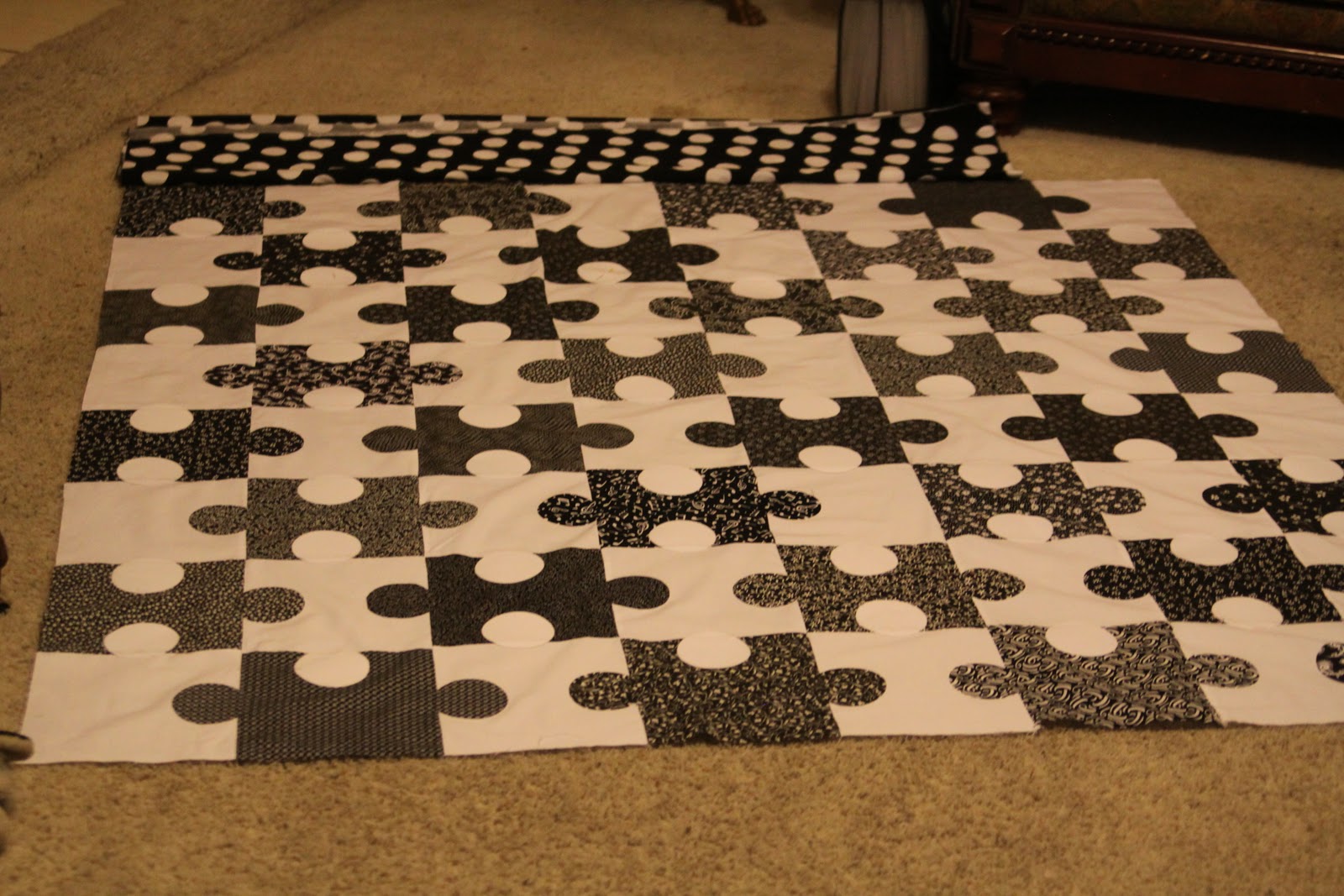 Patchwork In The Desert Puzzle Quilt For The Timothy School