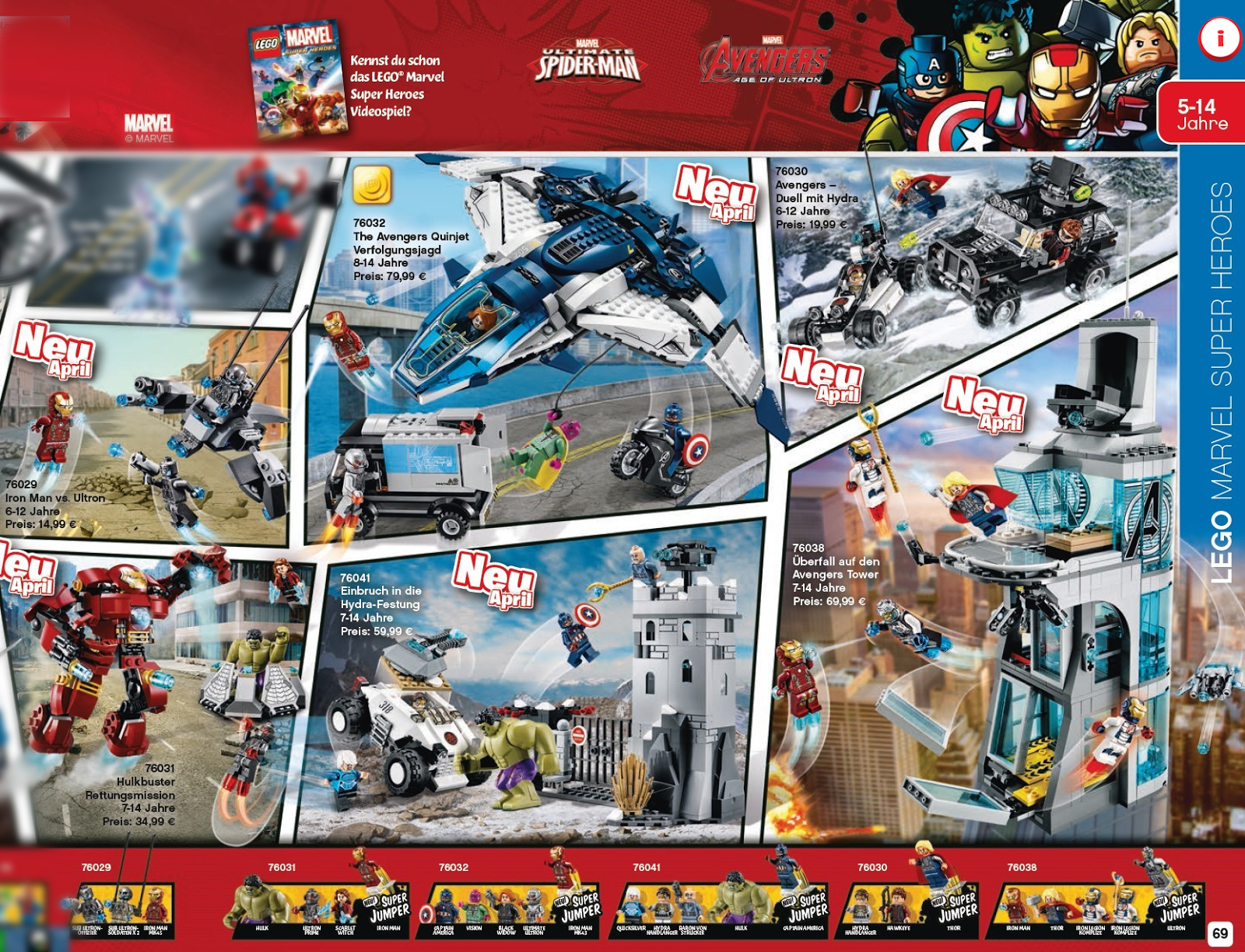 Мстители 2: анализ комплектов Lego