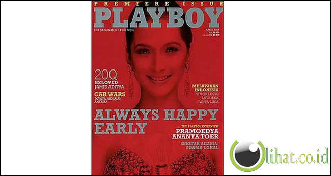 10 Edisi Pertama Majalah Playboy Versi Indonesia
