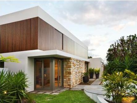 Front Garden Designs Pictures on Home Design Minimalist  Clear Modern House Design Principles 3 Storey
