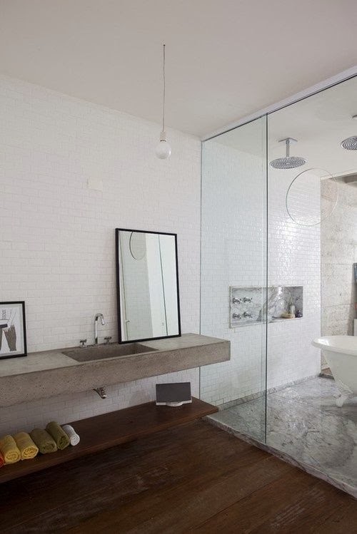 Inspira interiør: moderne baderom