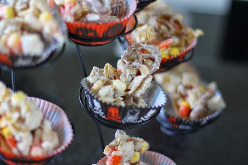 The Chronicles of Ruthie Hart White chocolate Halloween snack mix