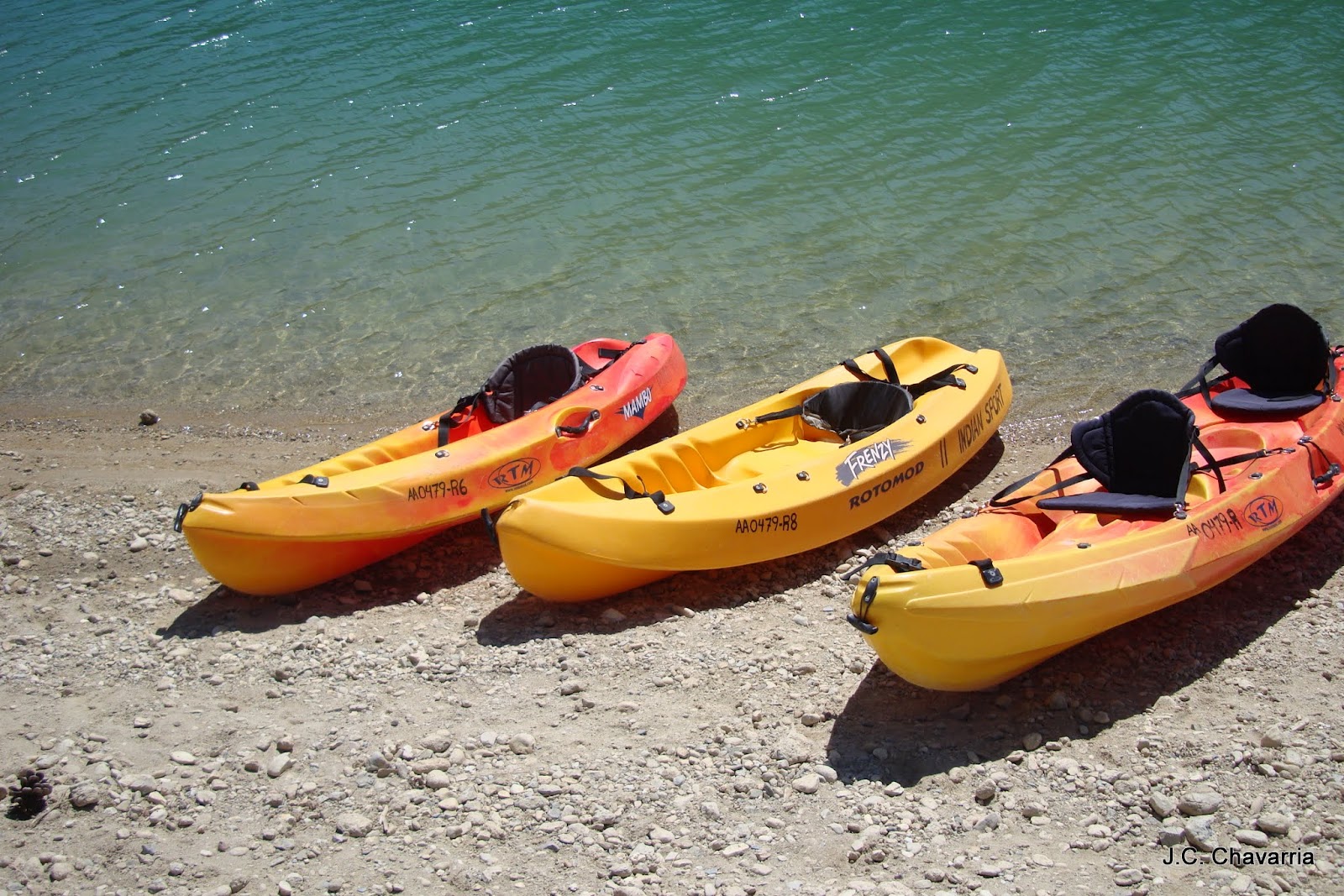 GPS Malaga Kayaks en el Chorro por mi cumpleaños (01072012)