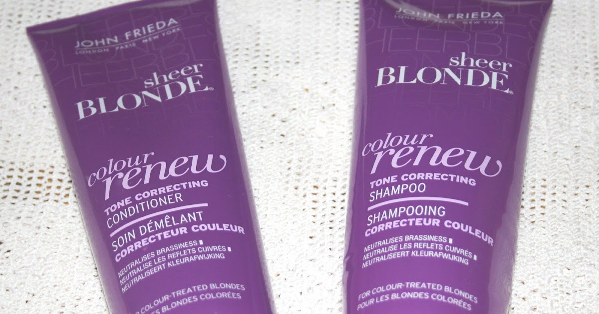 8. John Frieda Sheer Blonde Color Renew Tone-Correcting Shampoo - wide 3