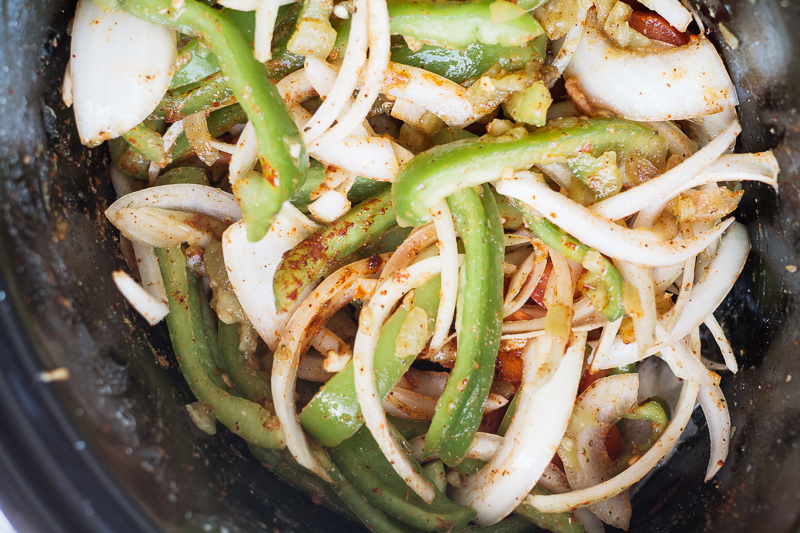 the pieper life Crockpot Vegetarian Fajitas
