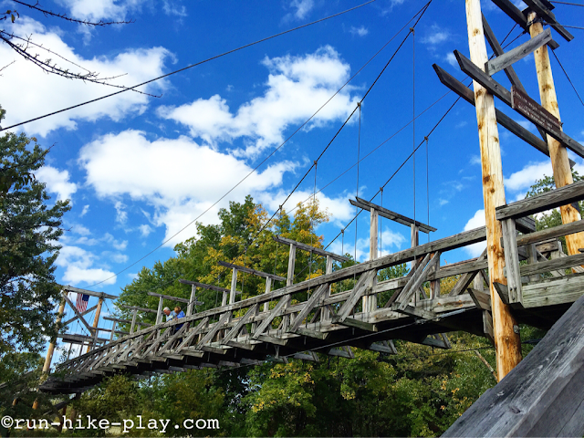 Appalachian Trail Boardwalk Suspension Bridge