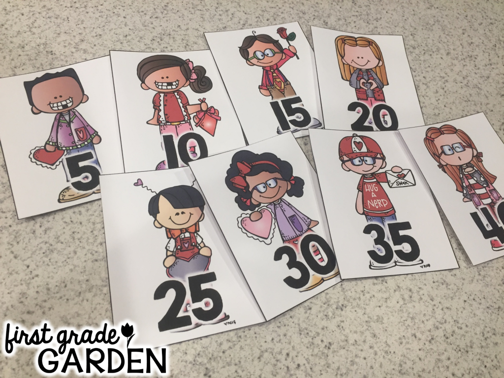 First Grade Garden I Teach First Linky Counting By 5's Ideas & Freebies
