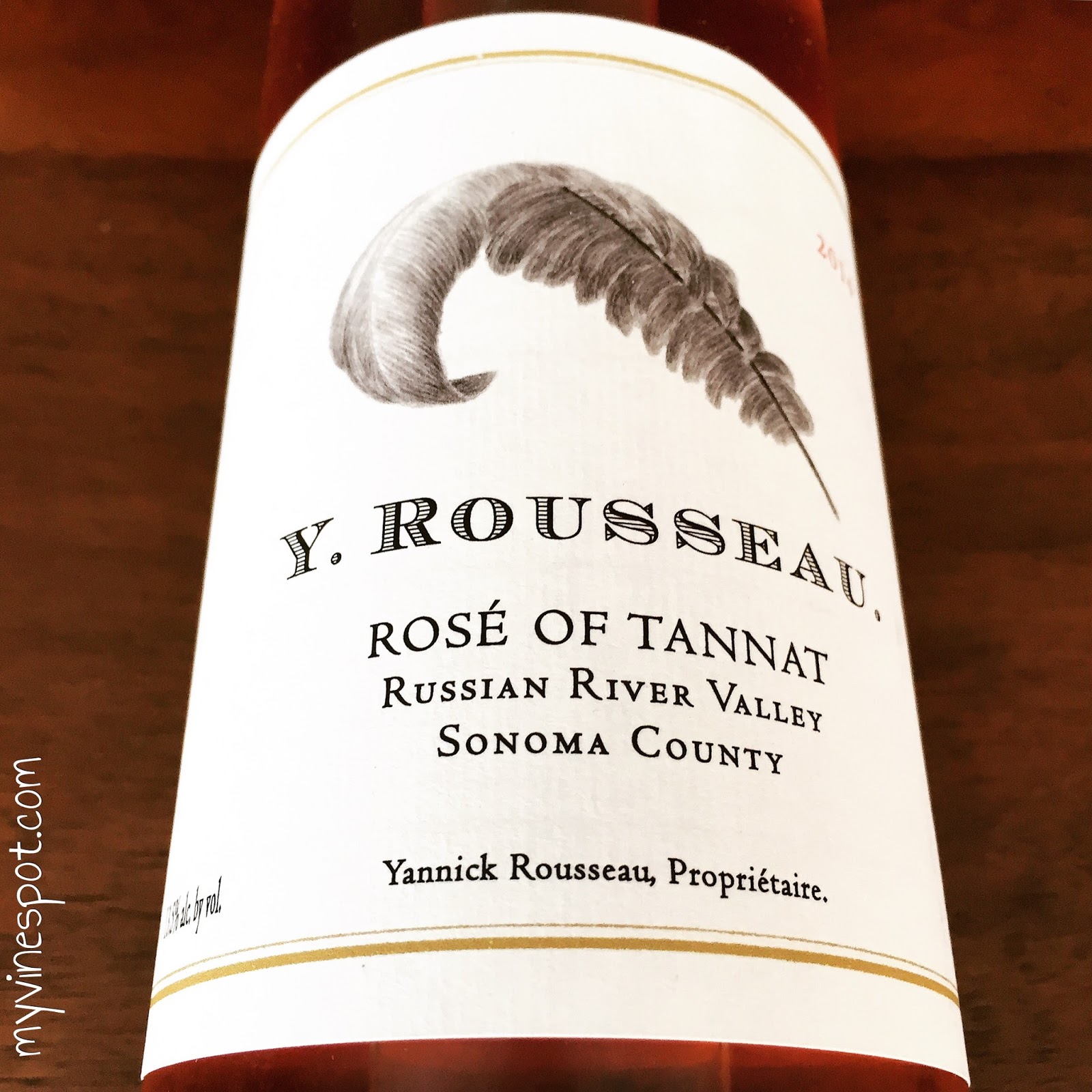 Quick Sip Y Rousseau Wines 2014 Rosé of Tannat