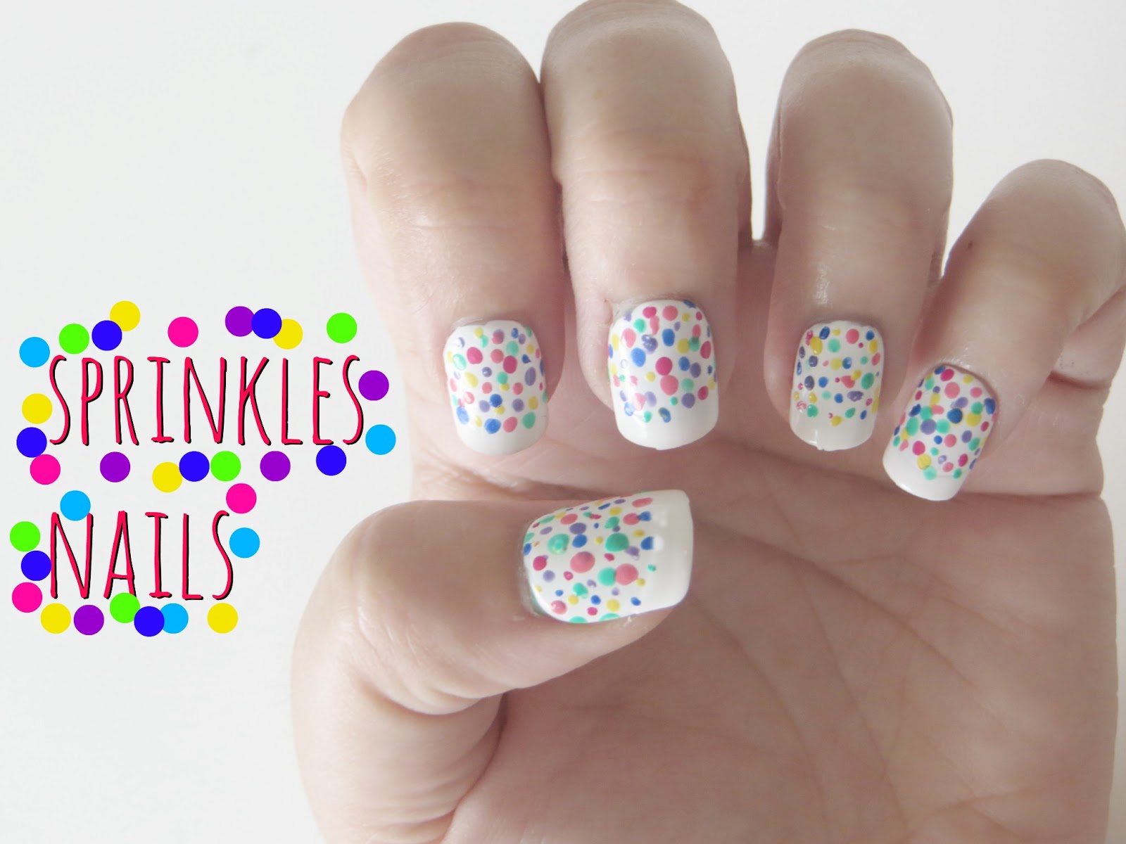 Elle Sees Beauty Blogger in Atlanta Summer Week Sprinkles Nails