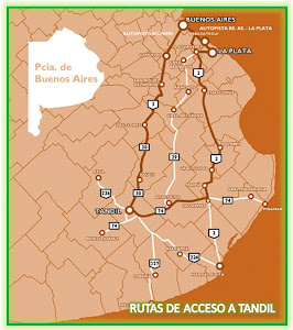 RUTAS DE ACCESO A TANDIL